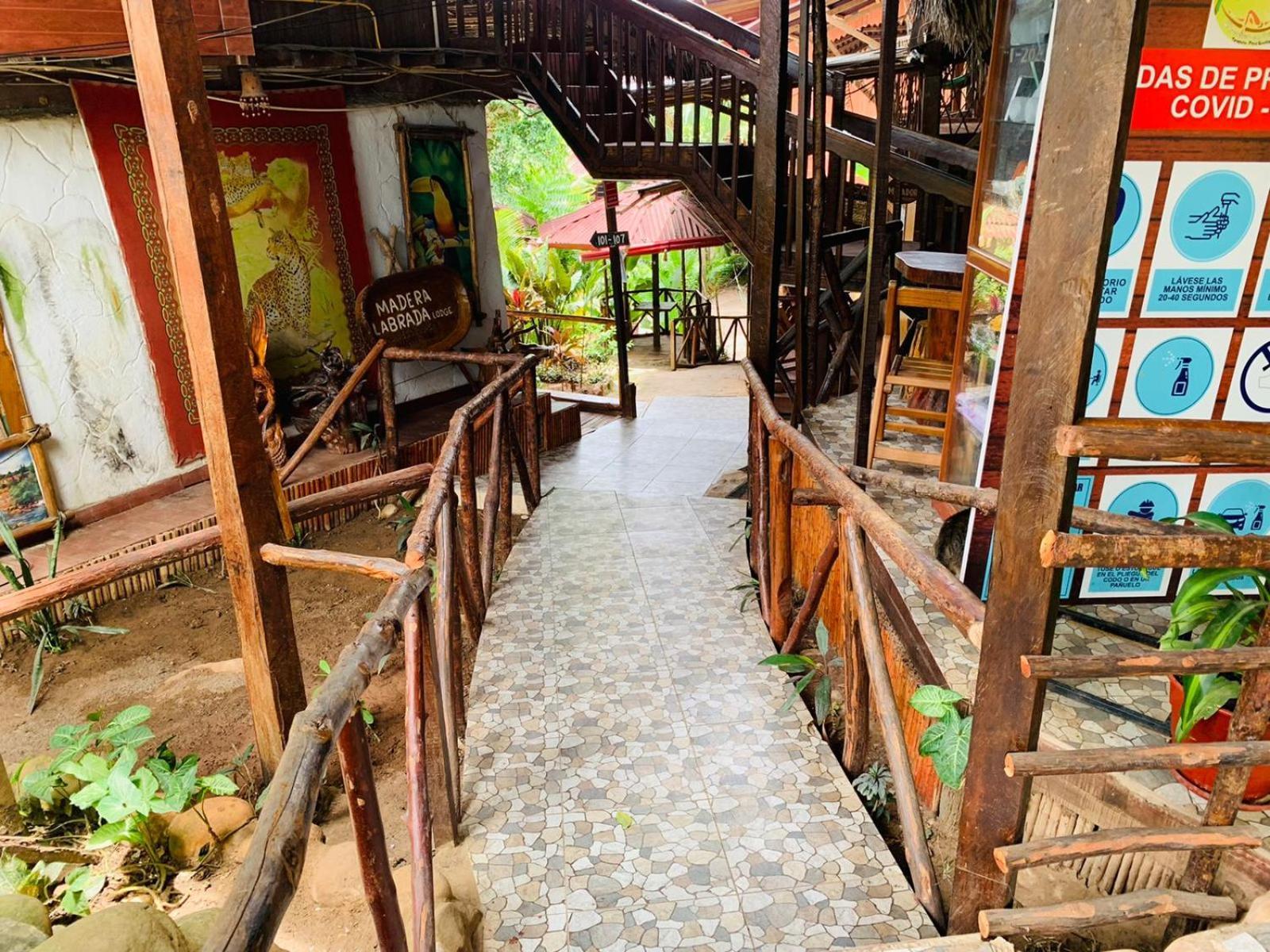 Madera Labrada Lodge Ecologico ตาราโปโต ภายนอก รูปภาพ